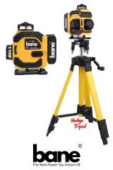 Tripod Hediyeli Dijital Göstergeli 16 Köşeli 360 Derece Kumandalı Çizgi Hizalama Lazer Seviye Cihazı