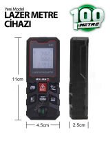 100 Metre Yüksek Hassasiyet Lazer Metre Ölçer LCD Dijital Ekran Su Terazili Lazermetre Lazerli